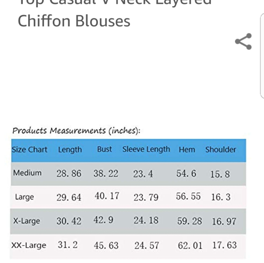 Chiffon blouse - Picture 3 of 3